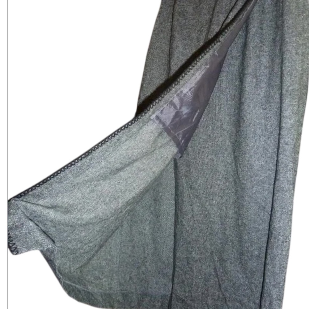 Requirements, Long, Gray Skirt, Wool Blend, Wrap Style Maxi, Classy, 8, Nwt